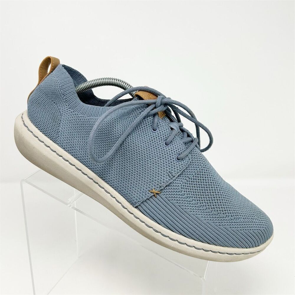 Clarks Men's Step Urban Mix Light Blue Mesh Sneakers Size 10.5 Casual Shoes